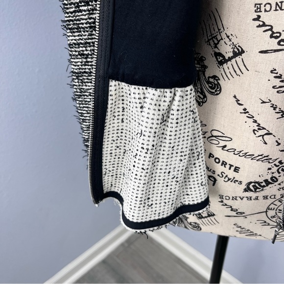 Rebecca Taylor zip peplum jacket size 6 - Picture 9 of 11